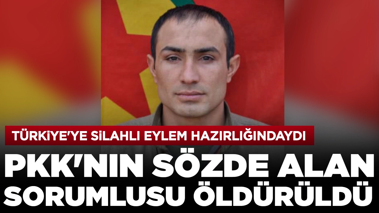 Türkiye'ye silahlı eylem hazırlığındaydı: PKK'nın sözde alan sorumlusu öldürüldü