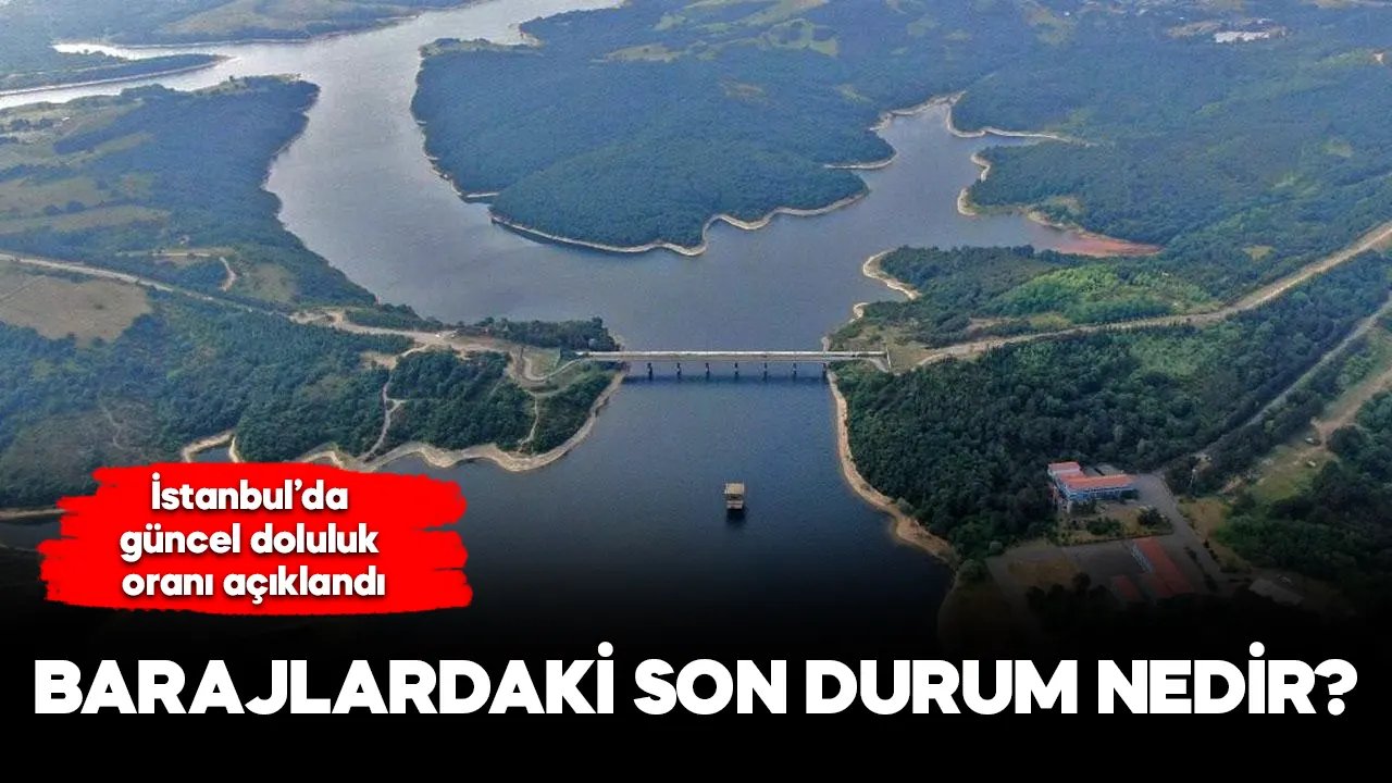 İstanbul'da güncel baraj doluluk oranı son durum nedir? 26 Aralık 2023