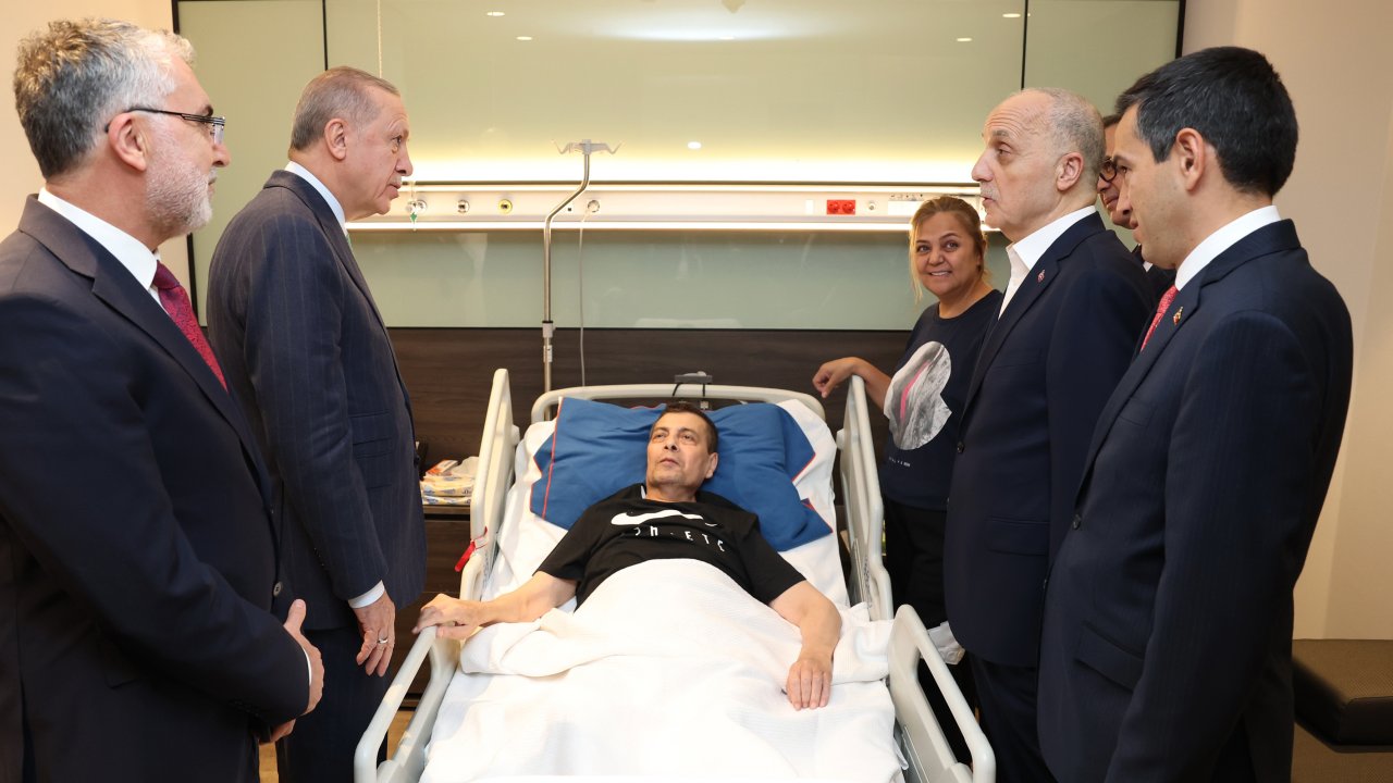 Cumhurbaşkanı Erdoğan'dan hasta ziyareti