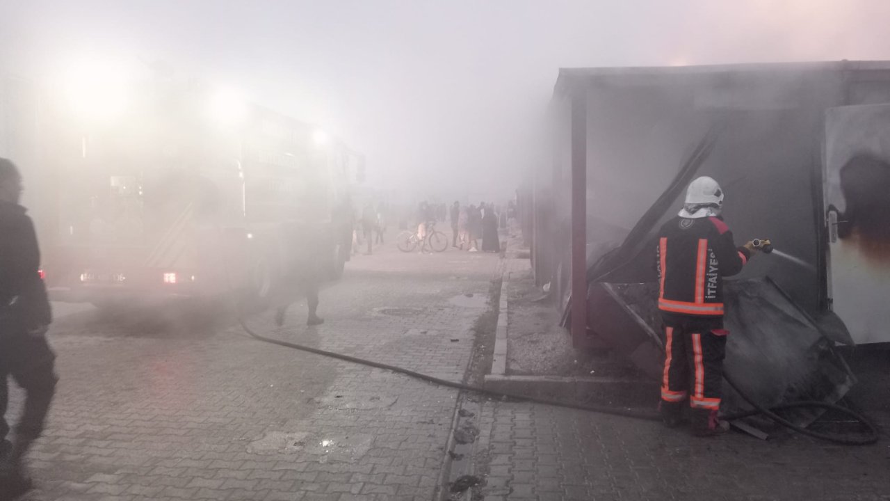 Konteyner kentte korkutan yangın: Çalışma başlatıldı