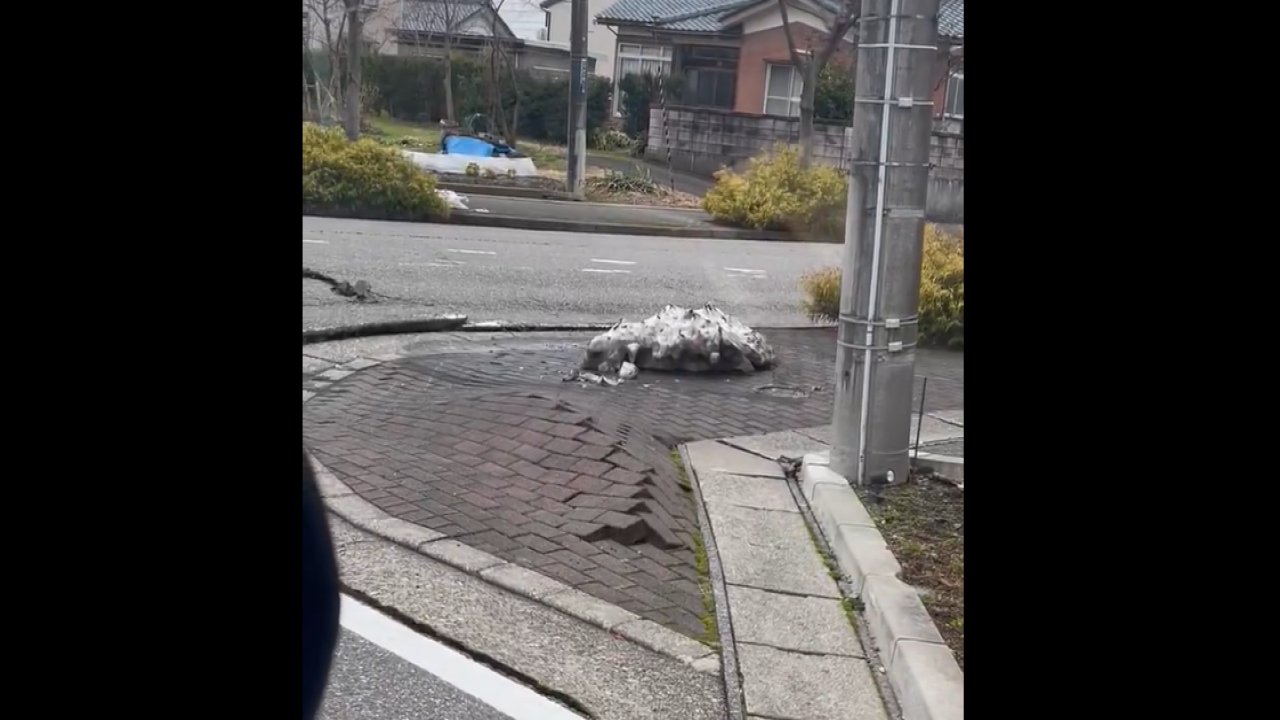 Japonya’daki depremin ardından çekilen görüntü olay yarattı!