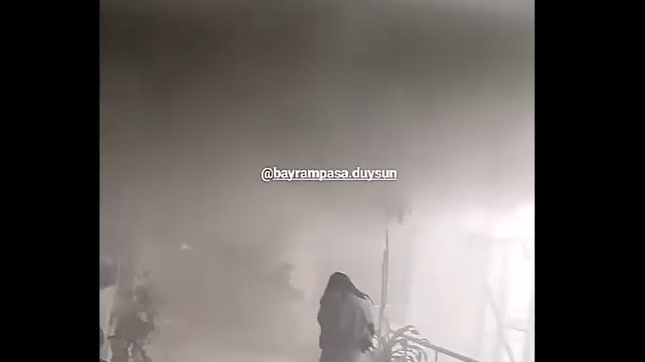 Bayrampaşa Belediyesi’nde yangın!