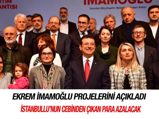 Ekrem İmamoğlu: İstanbullunun cebinden çıkan para azalacak