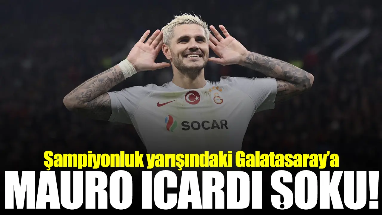 Galatasaray'da Mauro Icardi şoku! İşte oynayamayacağı süre