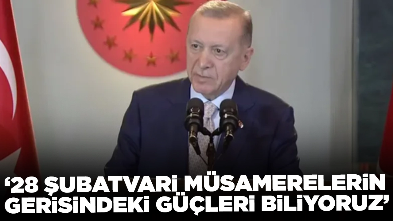 Erdoğan: Türkiye ne zaman kritik bir yol ayrımına gelse kirli senaryolar devreye sokuluyor