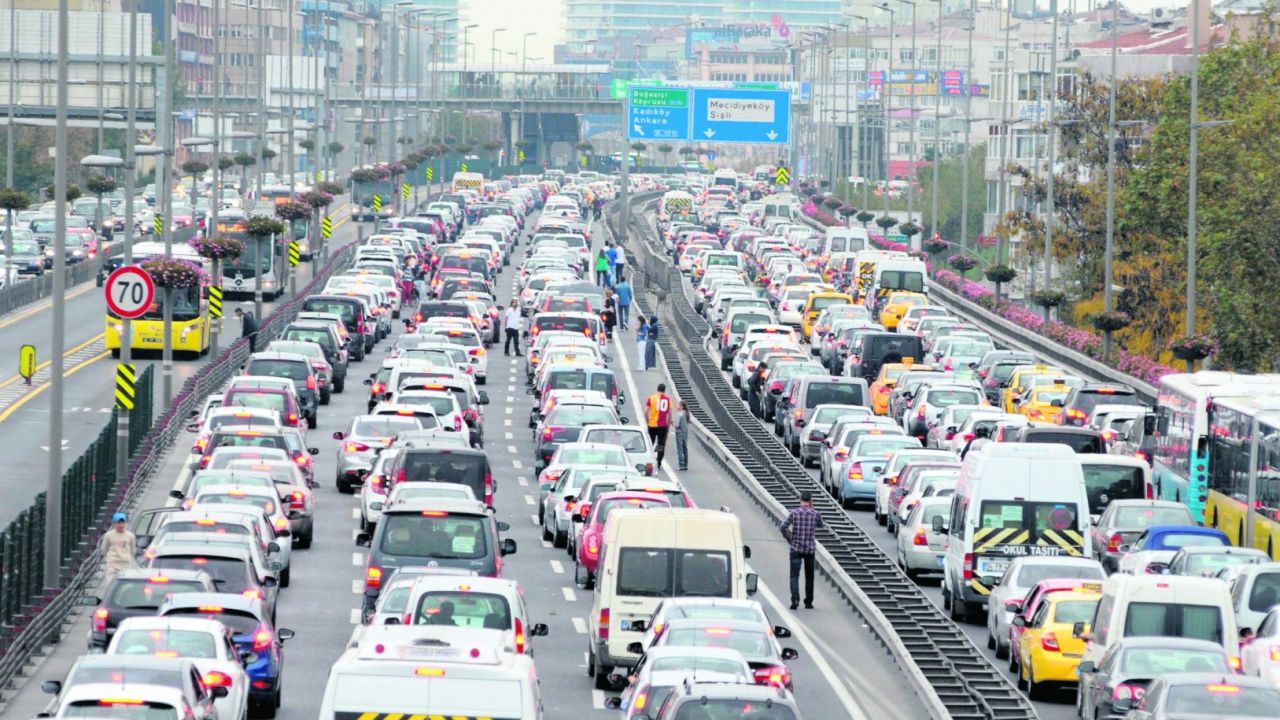 İstanbul'da trafik nasıl? 13 Ocak yoğunluk haritası