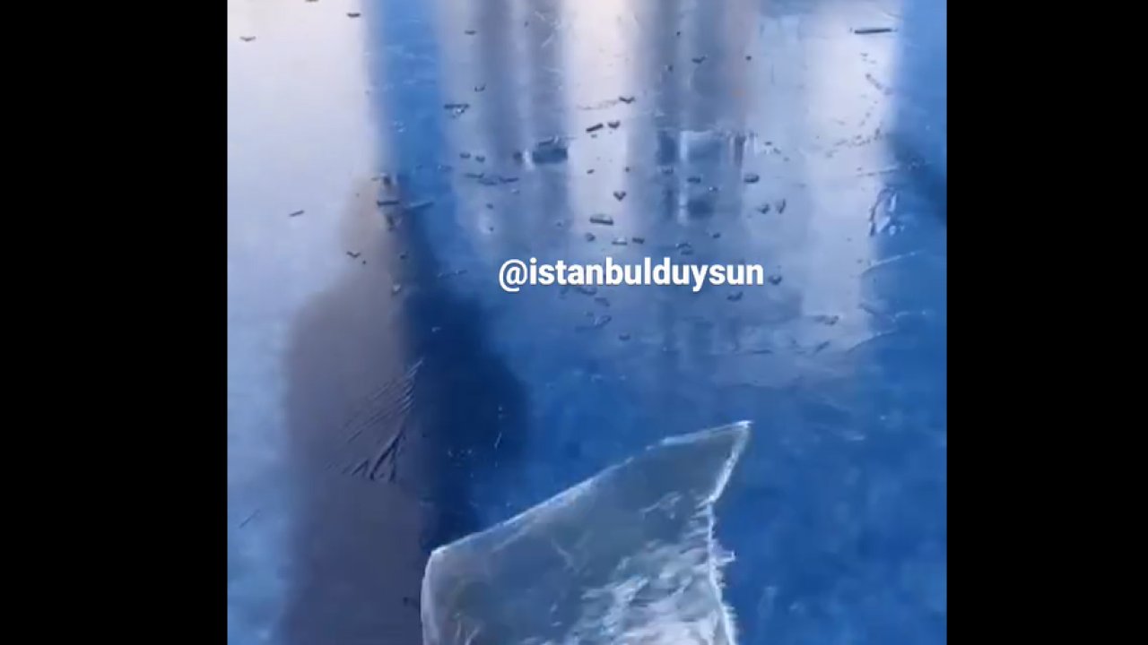 İstanbul’da kar yok ama… Dondurucu soğukta sitenin havuzu buz tuttu!
