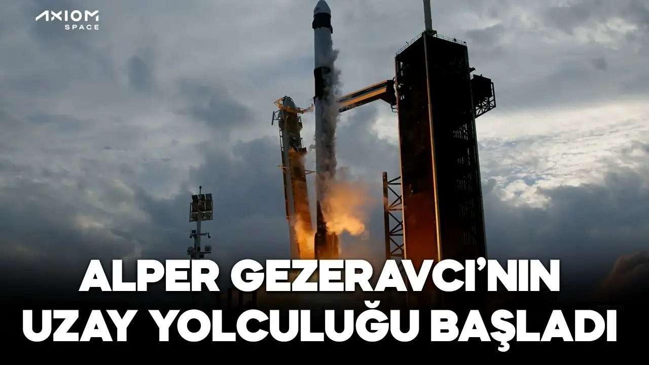 Alper Gezeravcı'nın uzay yolculuğu başladı