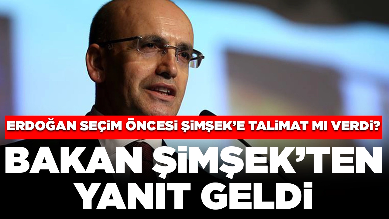 Erdoğan'dan Mehmet Şimşek'e 'kesenin ağzını aç' talimatı verdi iddiası: Bakan Şimşek'ten yanıt geldi
