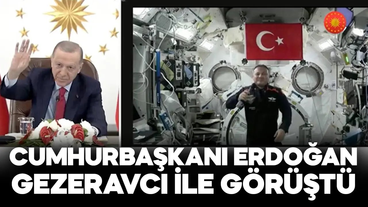 Cumhurbaşkan Erdoğan, Alper Gezeravcı ile görüştü
