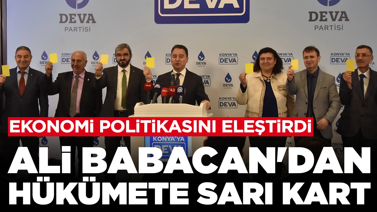 Ali Babacan hükümetin ekonomi politikasını eleştirdi: 'Halkı aldatmak değil mi?'