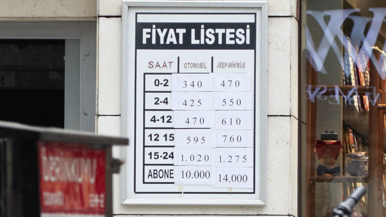 İstanbul'da otopark ücretleri tepki çekti:  'Fahiş bedelleri almalarının önüne geçilmeli'