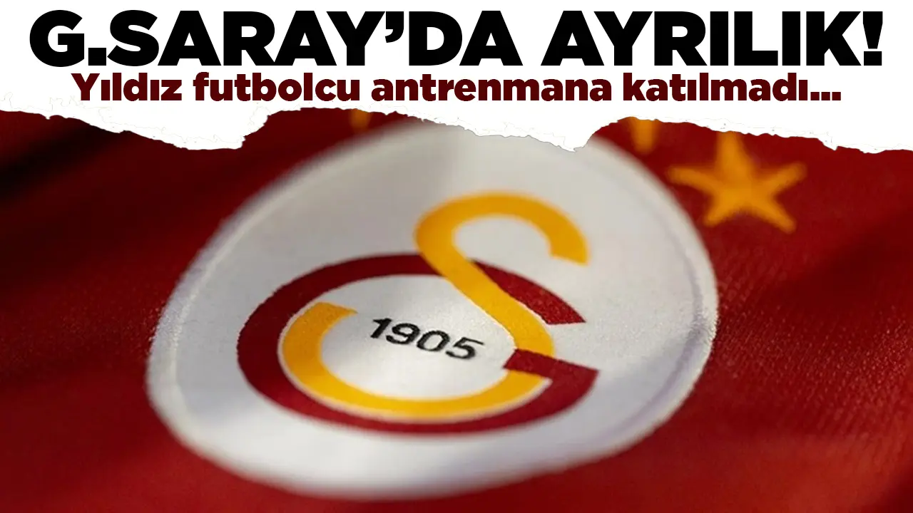 Galatasaray'da ilk ayrılık gerçekleşiyor! İdmana çıkmadı...