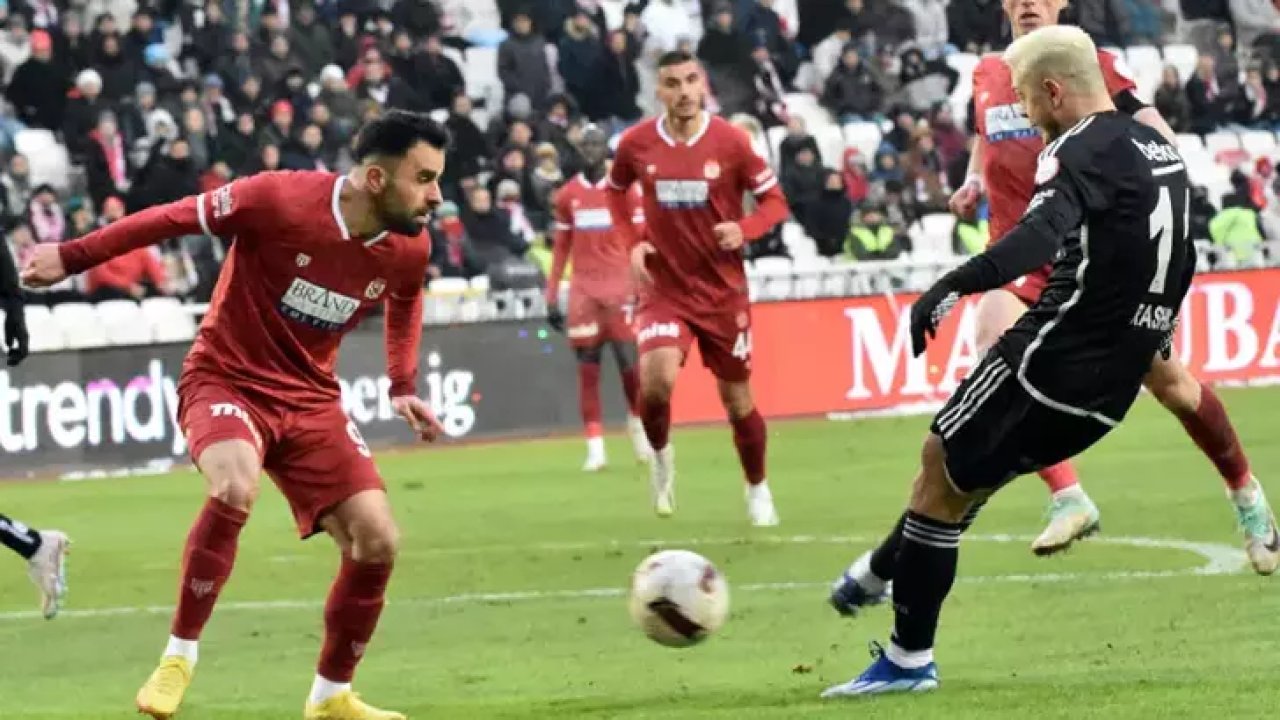 Sivasspor rakibi Beşiktaş'ı 1-0 yendi