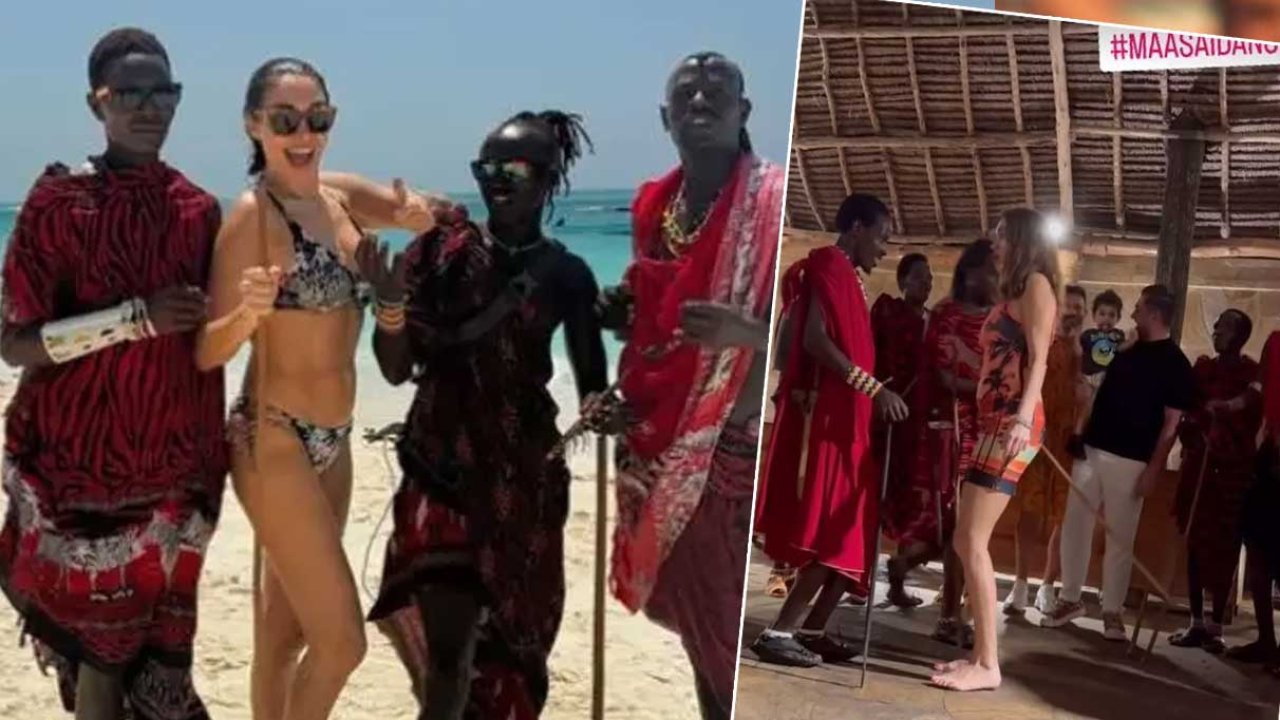 Afrika tatilindeki Zuhal Topal’ın kabile dansı olay yarattı!