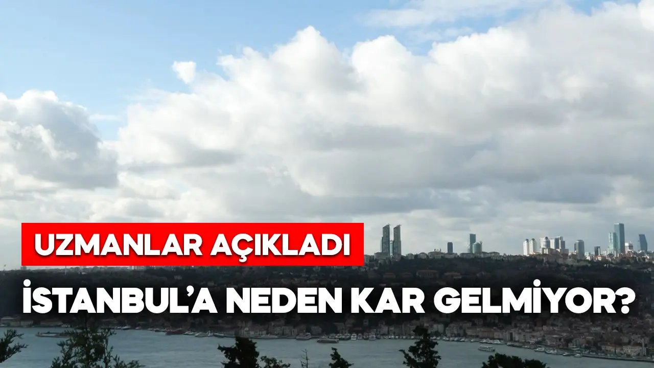 Uzmanlar açıkladı! İstanbul'a neden kar gelmiyor?