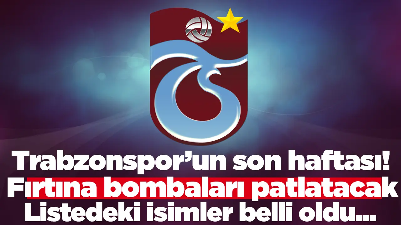 Trabzonspor'dan son haftada transfer atağı
