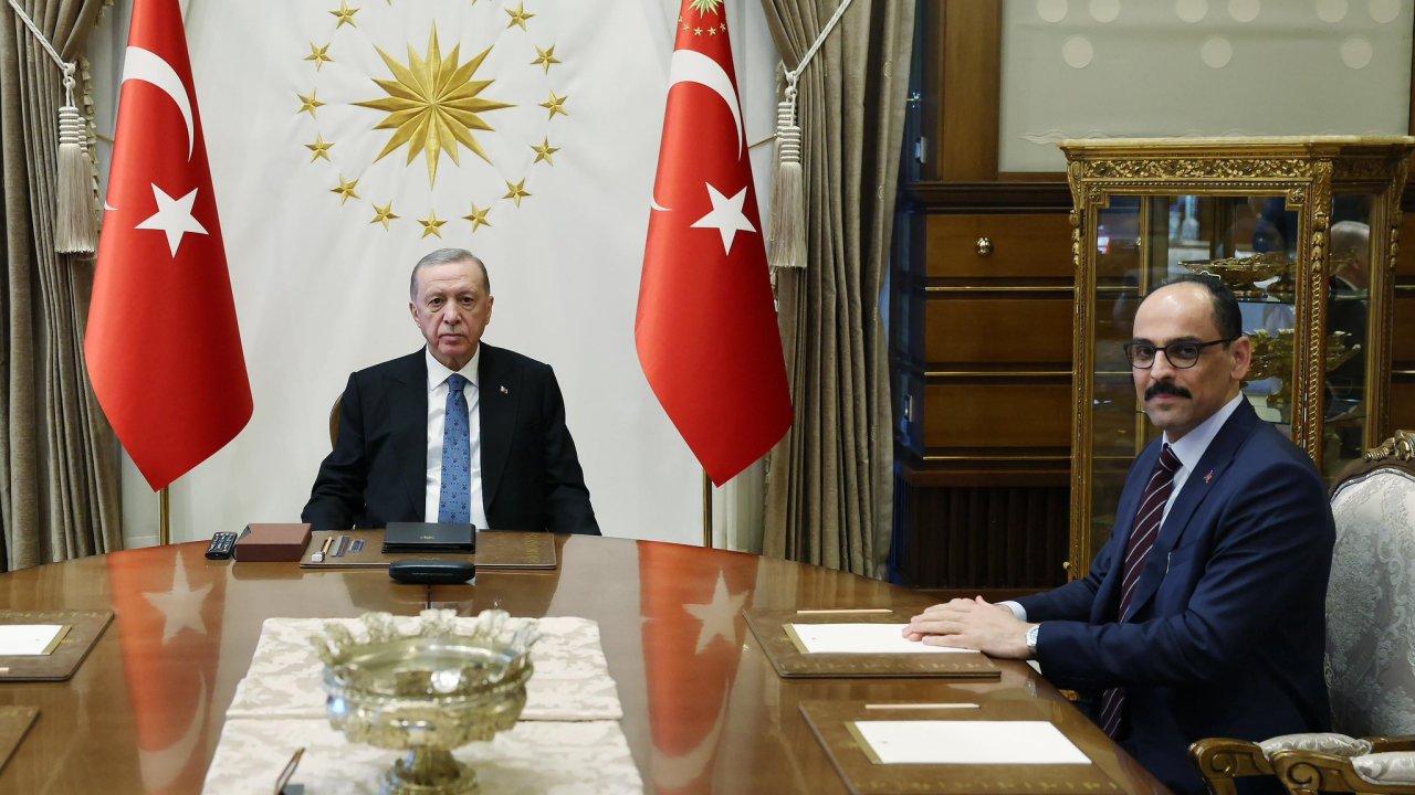 Cumhurbaşkanı Erdoğan, MİT Başkanı Kalın'la görüştü