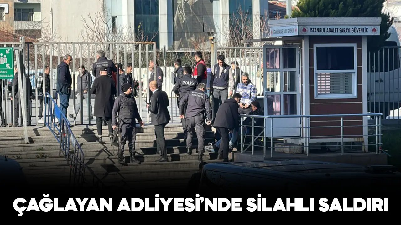 Çağlayan Adliyesi silahlı saldırı: 2 polis yaralandı