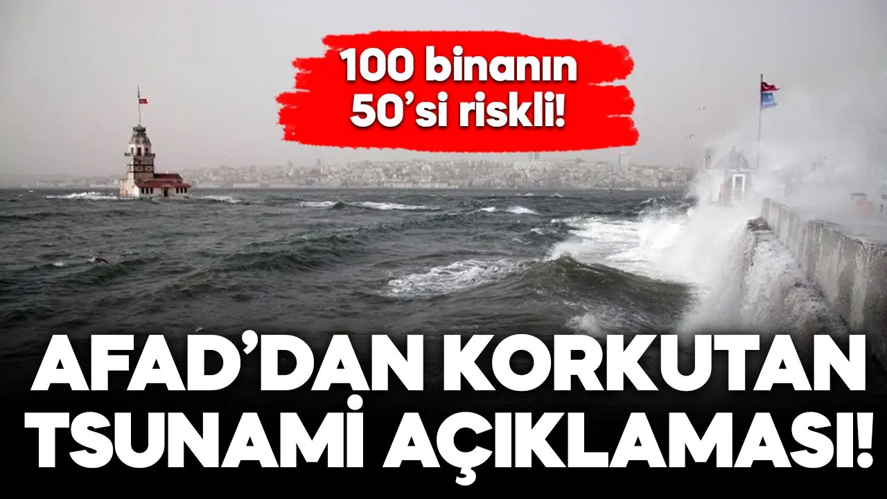 AFAD'dan Marmara'ya korkutan tsunami uyarısı!