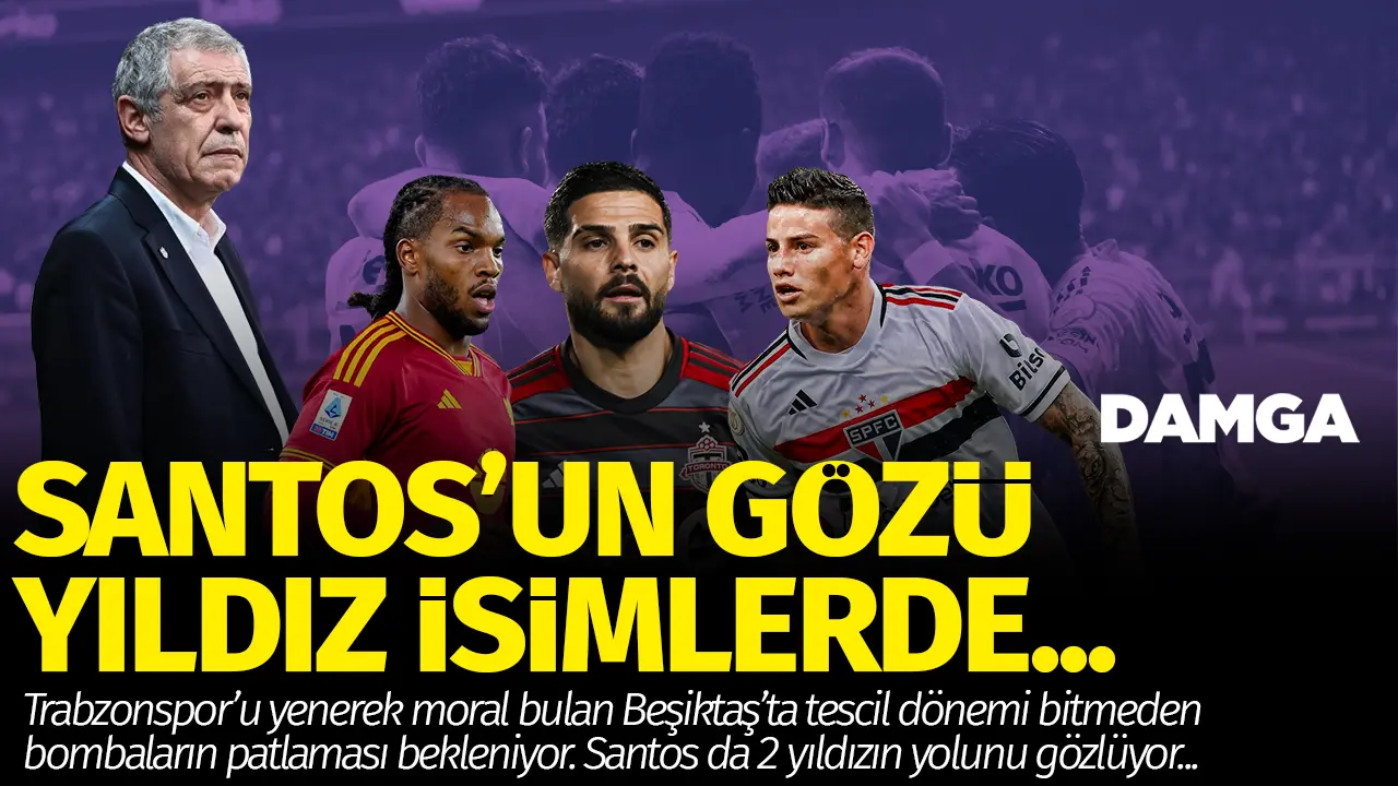 Beşiktaş'ta gözler 2 transferde! Santos yollarını gözlüyor
