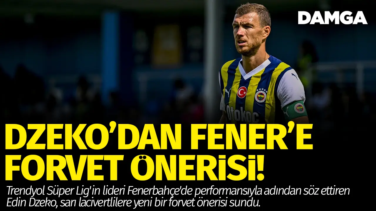 Edin Dzeko'dan Fenerbahçe'ye yeni forvet önerisi
