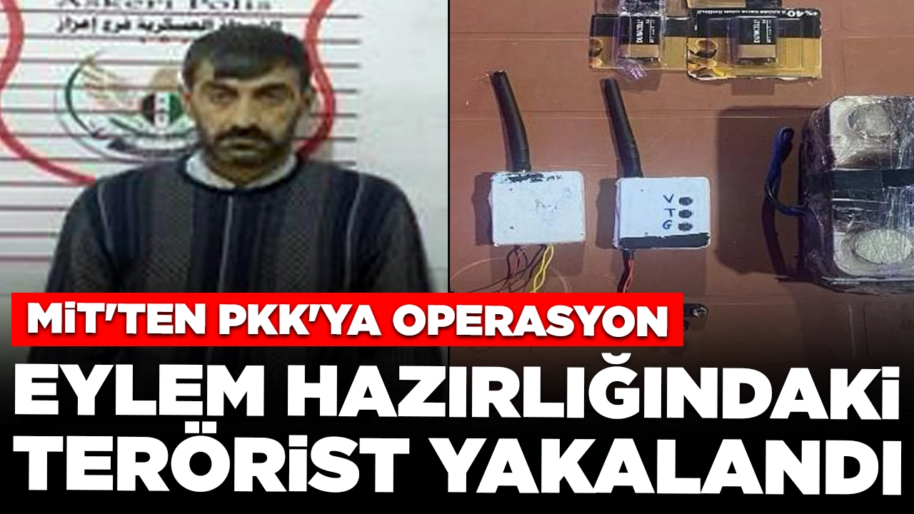 MİT'ten PKK'ya nokta operasyon: Eylem hazırlığındaki terörist yakalandı