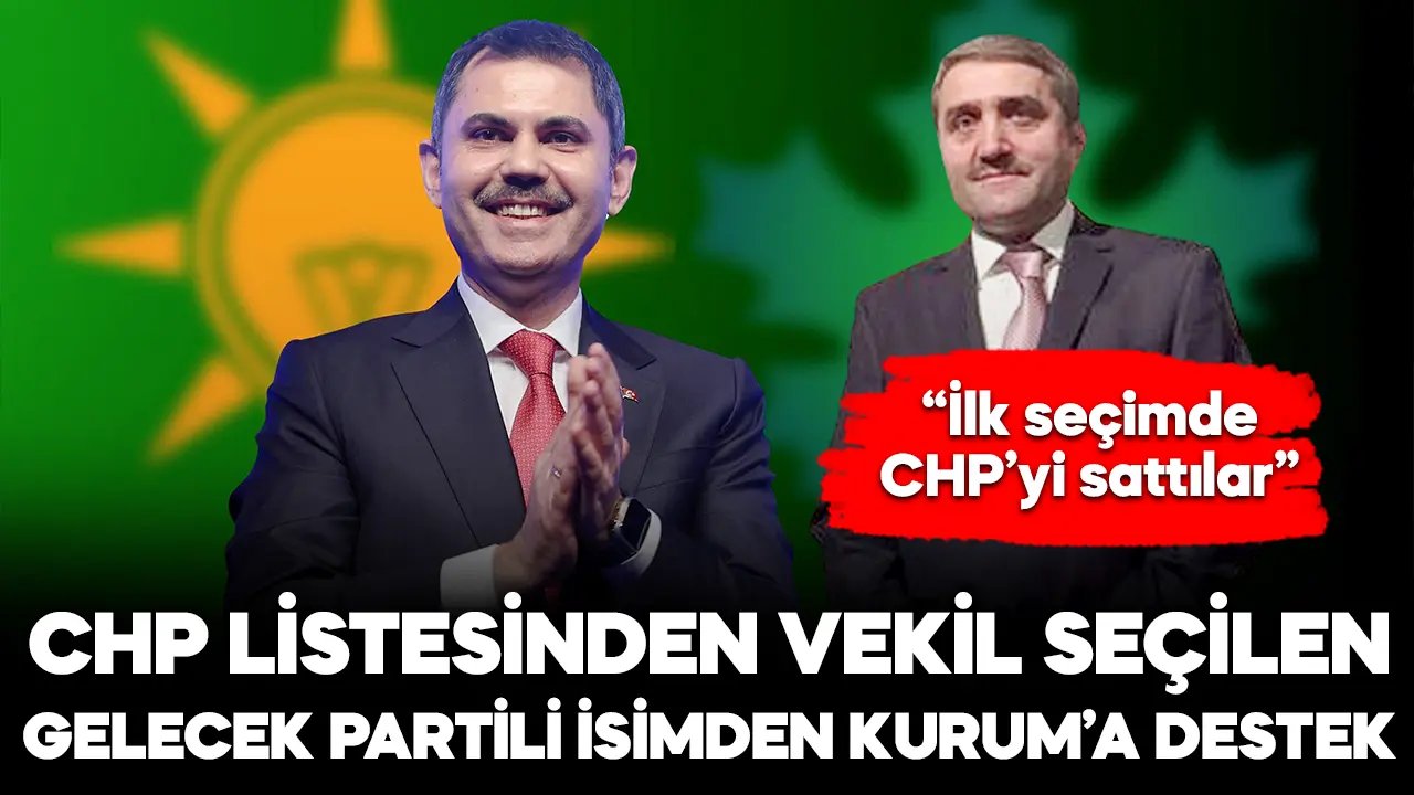 CHP listelerinden vekil seçilen Selim Temurci’den Murat Kurum’a destek!