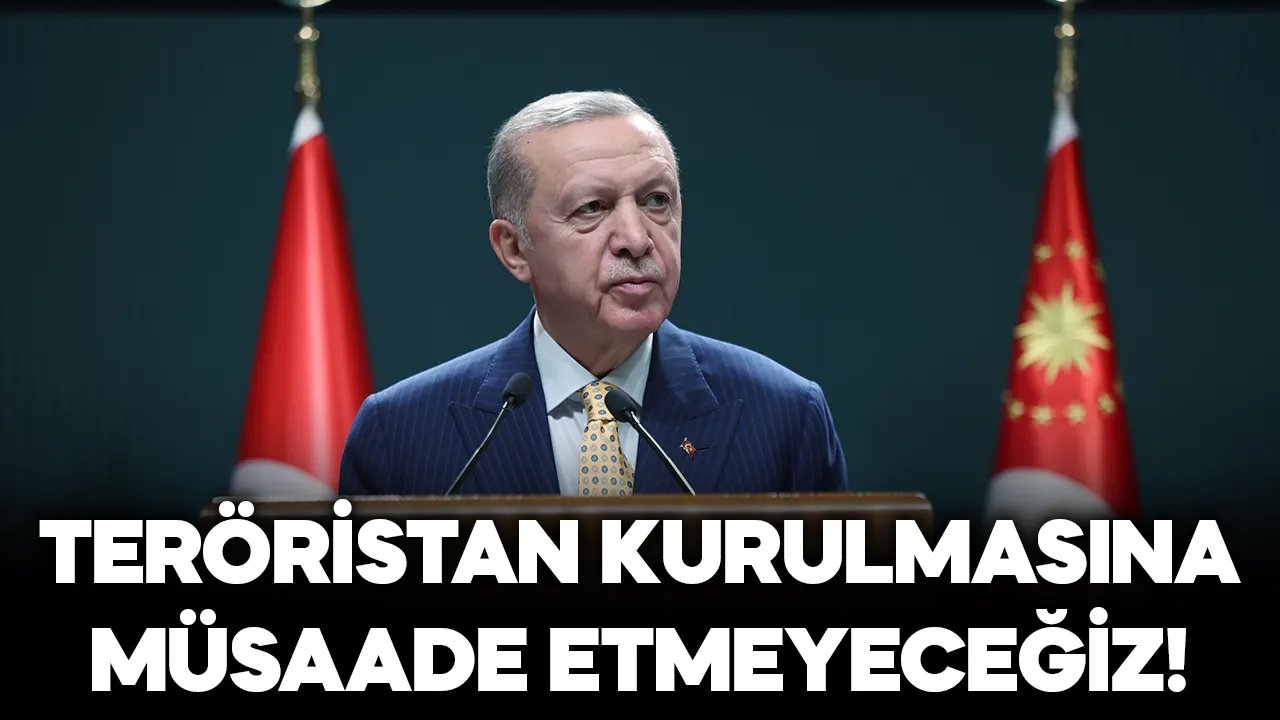 Cumhurbaşkanı Erdoğan: Teröristan kurulmasına müsaade etmeyeceğiz