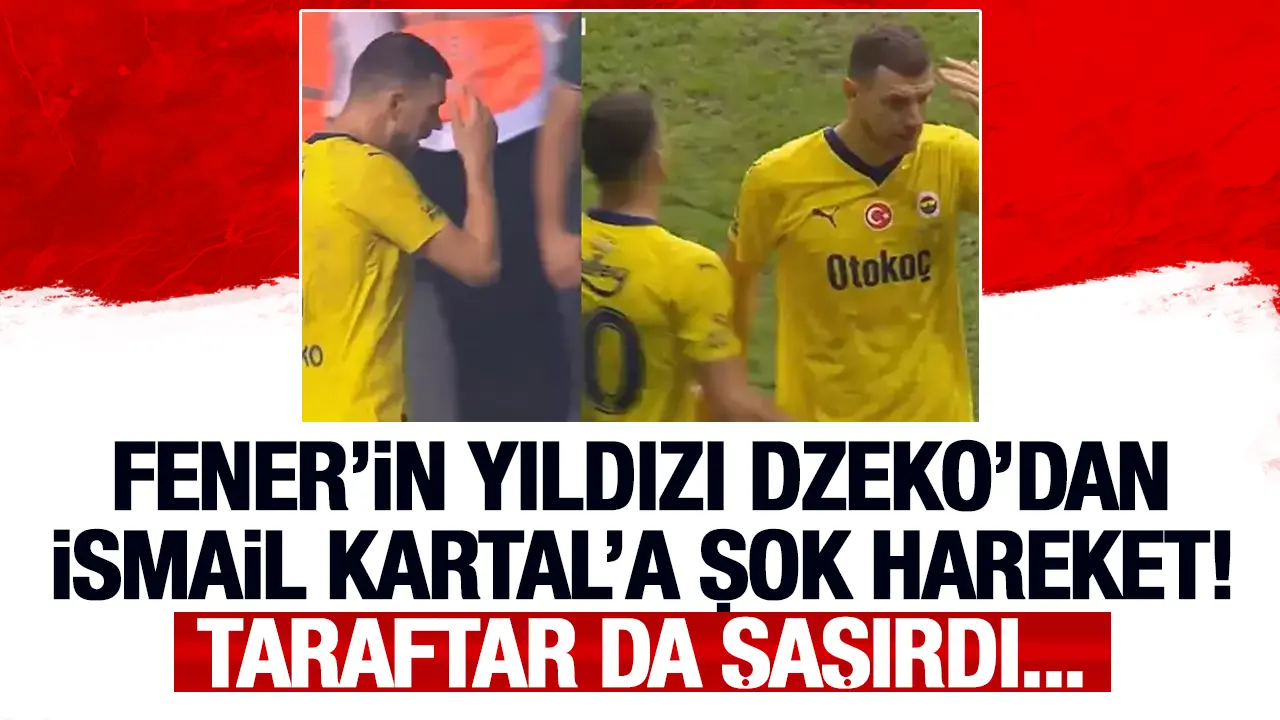 Fenerbahçe'de Edin Dzeko, İsmail Kartal'ı takipten çıktı! Şoke eden hareket