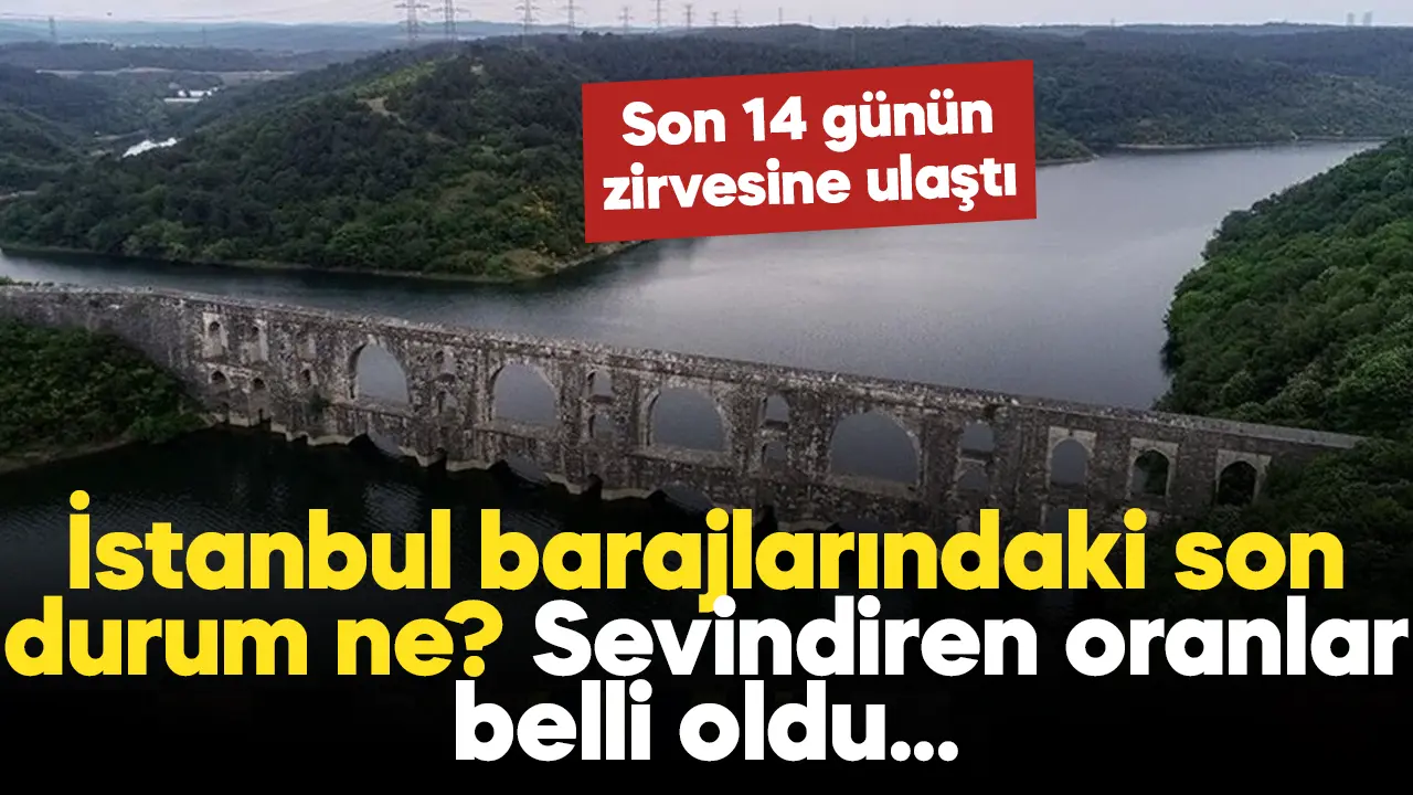 İstanbul'da barajlar ne kadar dolu? 17 Şubat doluluk oranları