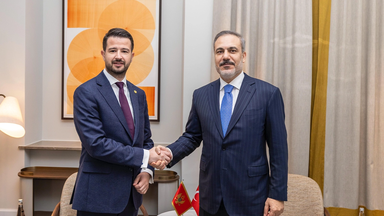 Bakan Fidan, Karadağ Cumhurbaşkanı Milatovic ile bir araya geldi