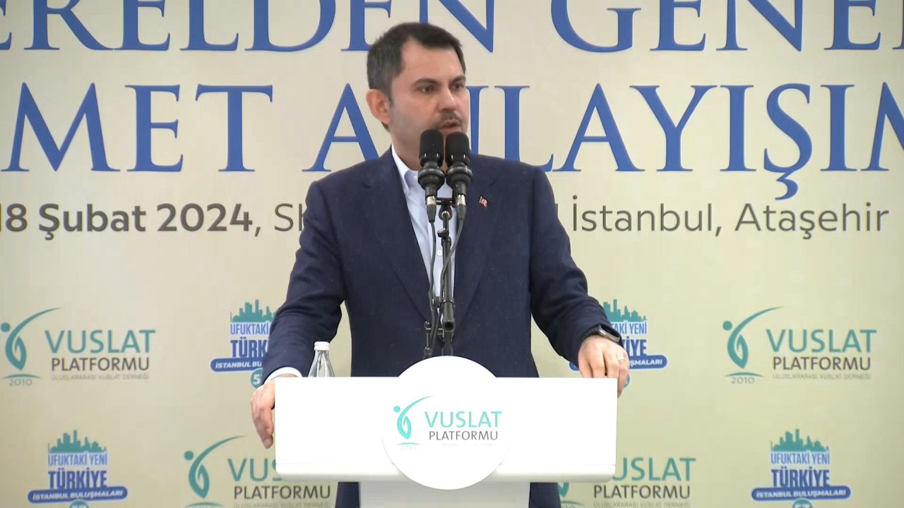 Murat Kurum: Yarı zamanlı belediyecilik yapmayacağız!