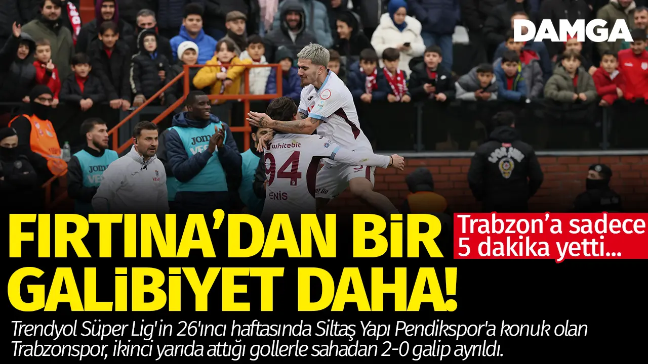 Trabzonspor 5 dakikada işi bitirdi!