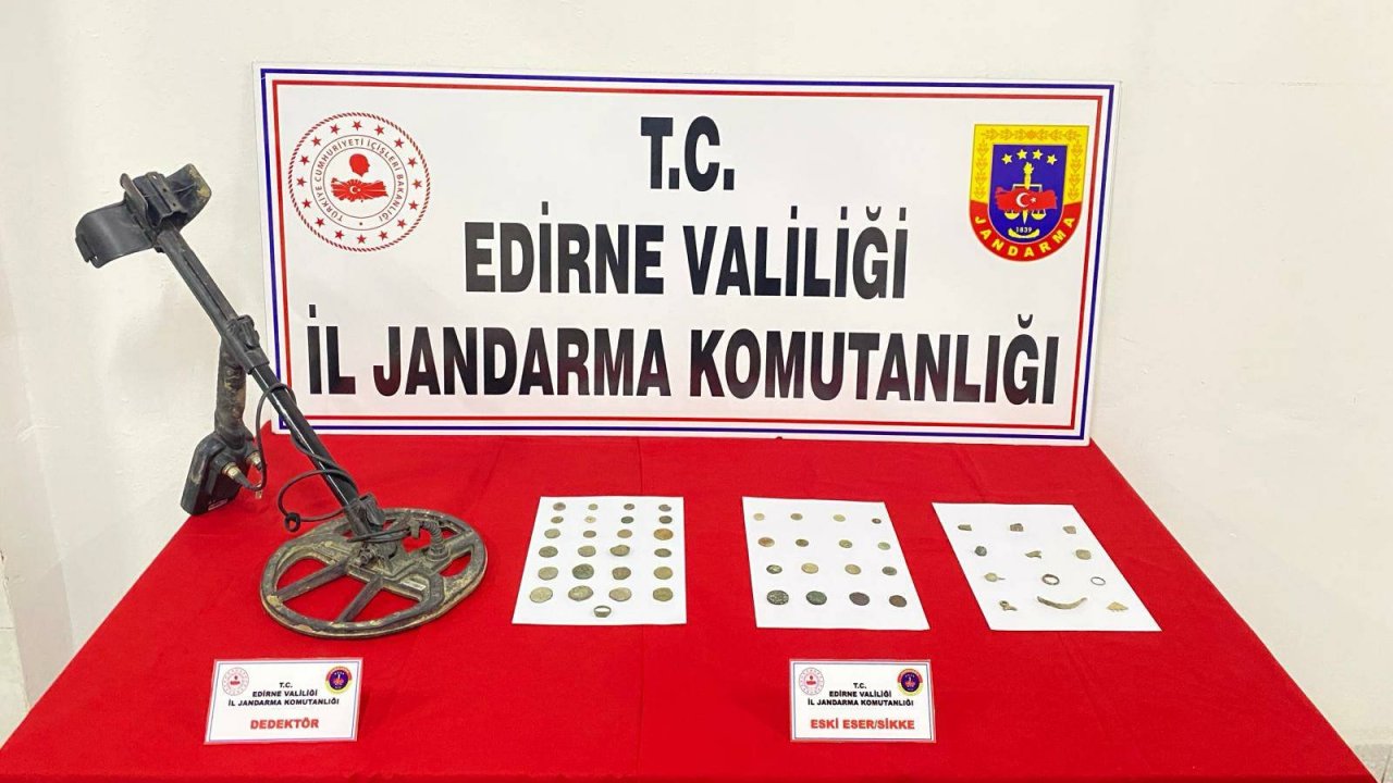 Edirne’de tarihi eser kaçakçılığı operasyonu; 2 gözaltı