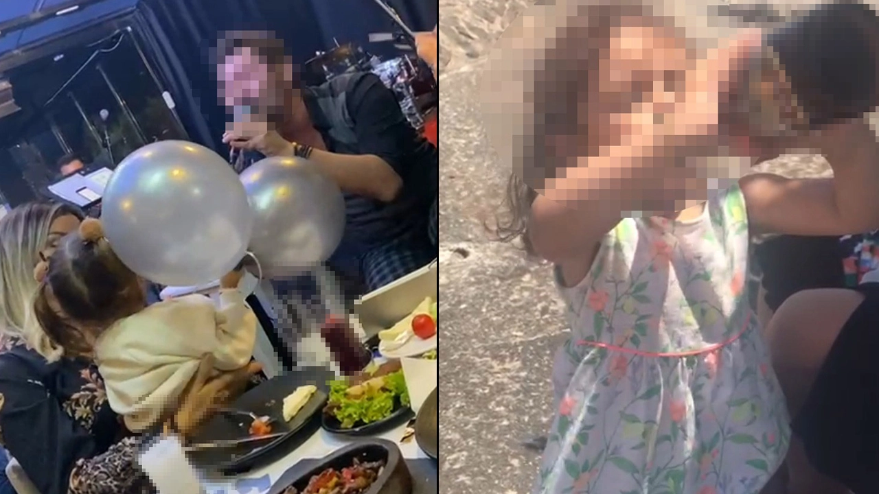 Mersin'de tepki çeken görüntüler: 3 yaşındaki kızına içki içiren anneye gözaltı