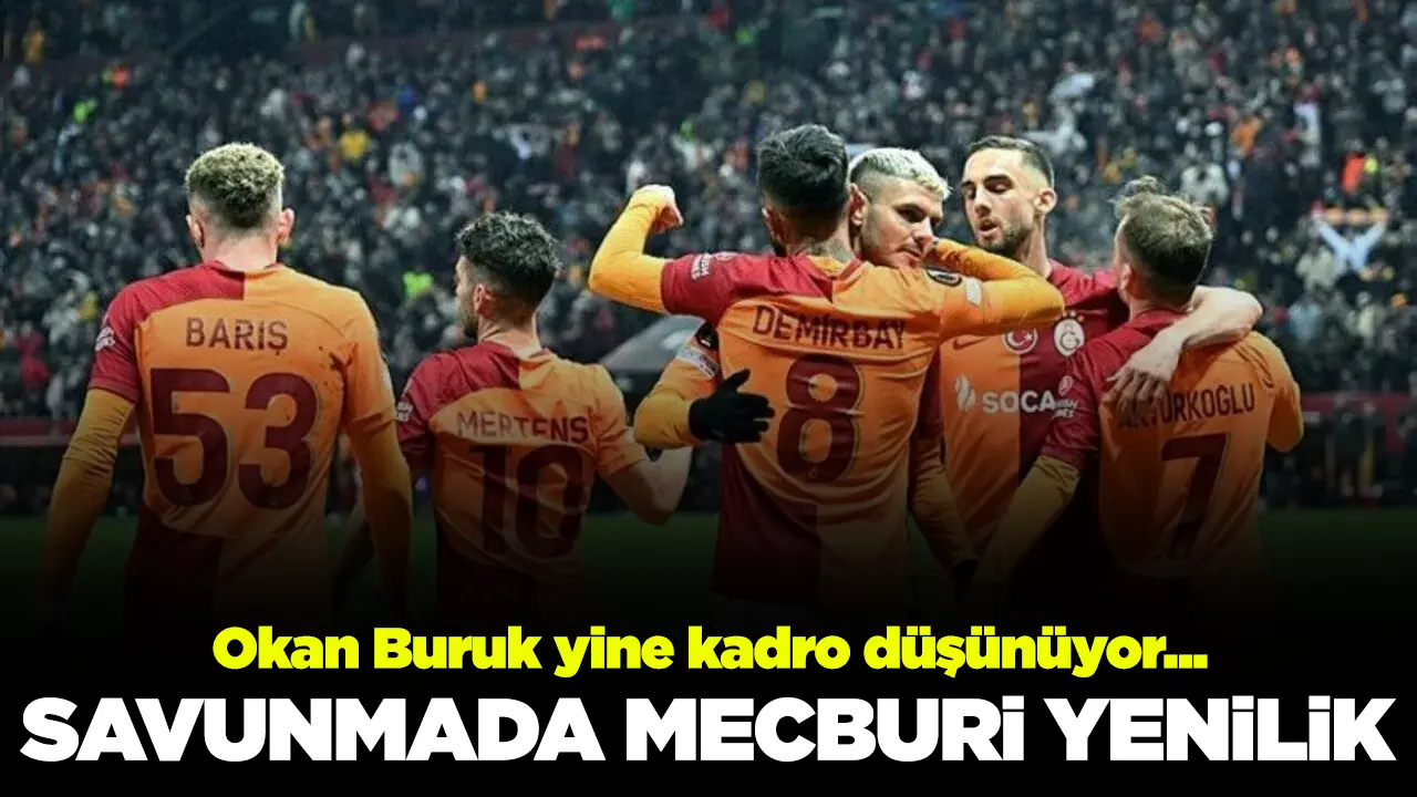 Galatasaray savunmasında mecburi değişiklik! Prag karşısında bu isimler oynayacak