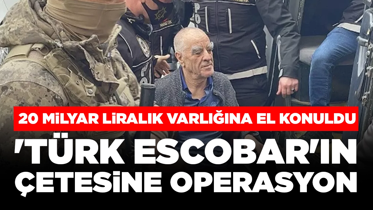 'Türk Escobar' Ürfi Çetinkaya'nın çetesine operasyon: 20 milyar liralık varlığına el konuldu