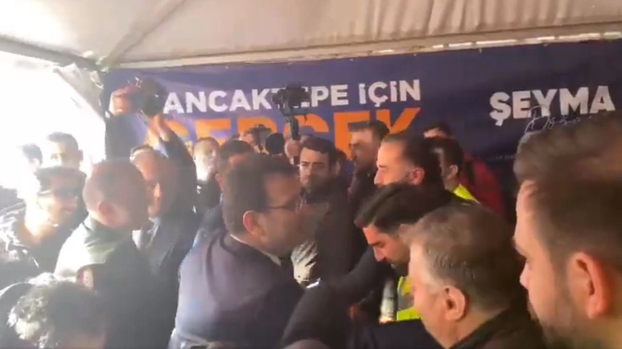 İmamoğlu AK Parti'nin seçim standını ziyaret etti, güldüren diyalog gündem oldu!