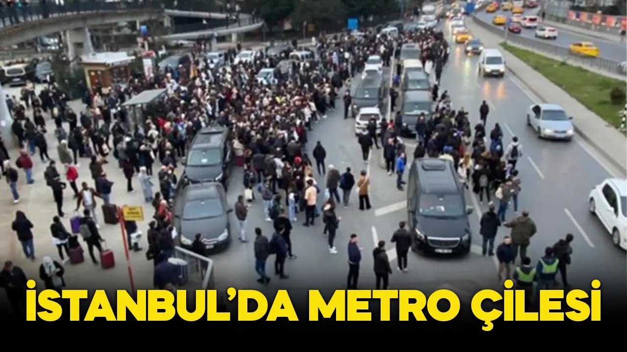 Sabah saatlerinde metro arızası vatandaşları çileden çıkardı!