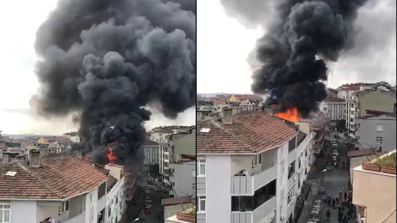 İstanbul'da bina yangını: Çok sayıda ekip sevk edildi