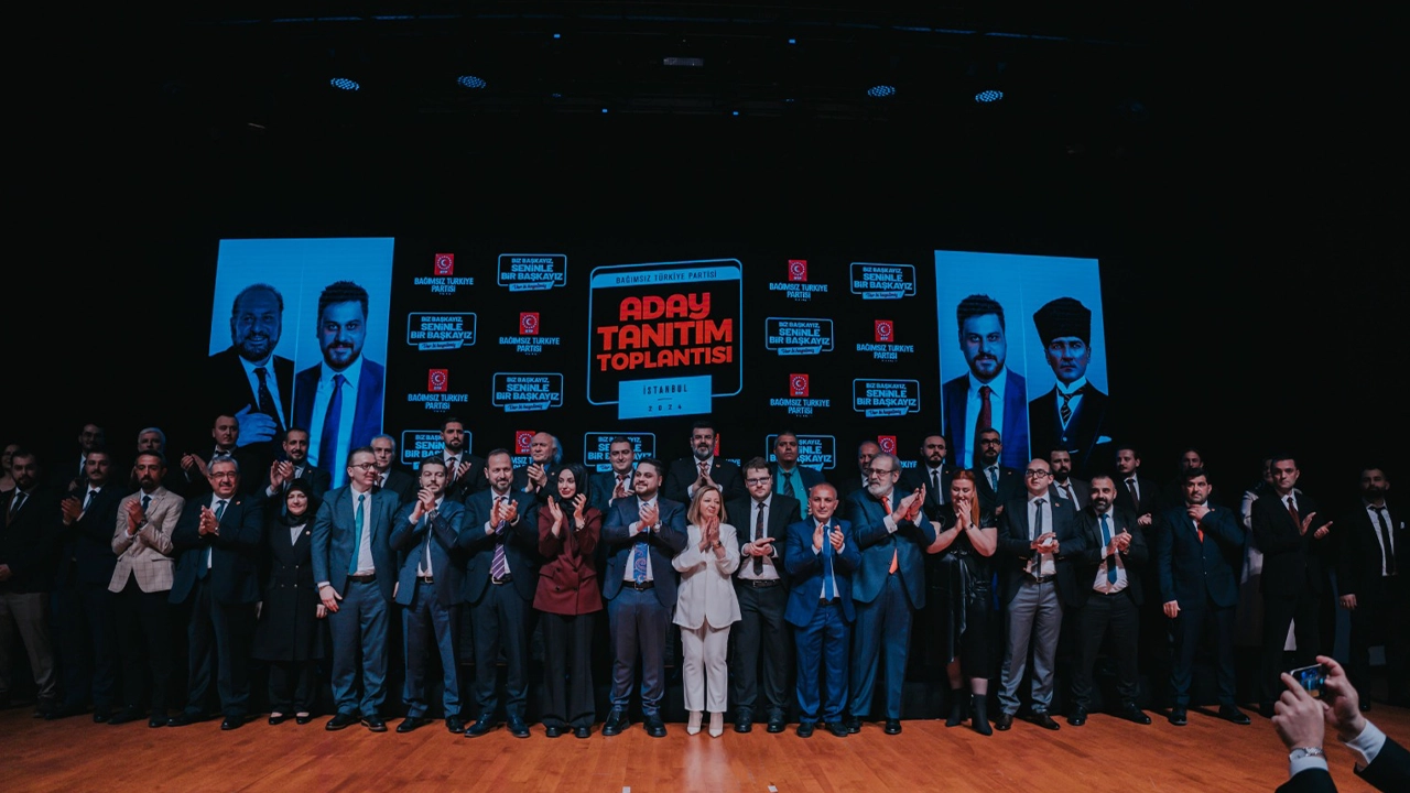 Bağımsız Türkiye Partisi İstanbul’da belediye başkan adaylarını tanıttı