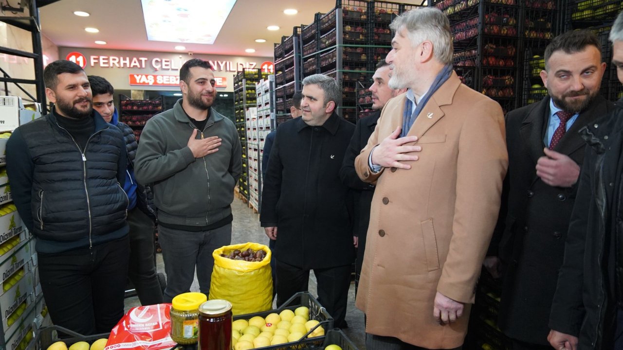 Yeniden Refah Partisi İBB adayı Mehmet Altınöz'den esnaf ziyareti