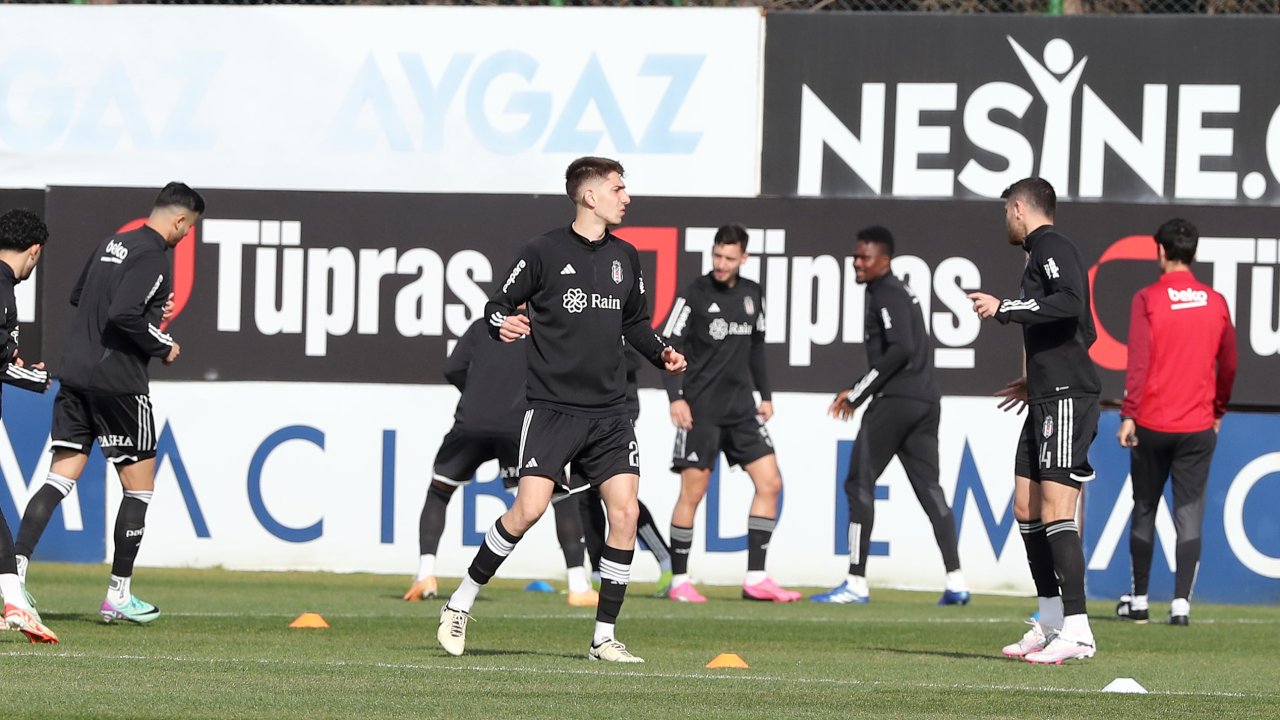 Beşiktaş, Galatasaray derbisinin hazırlıklarını sürdürdü