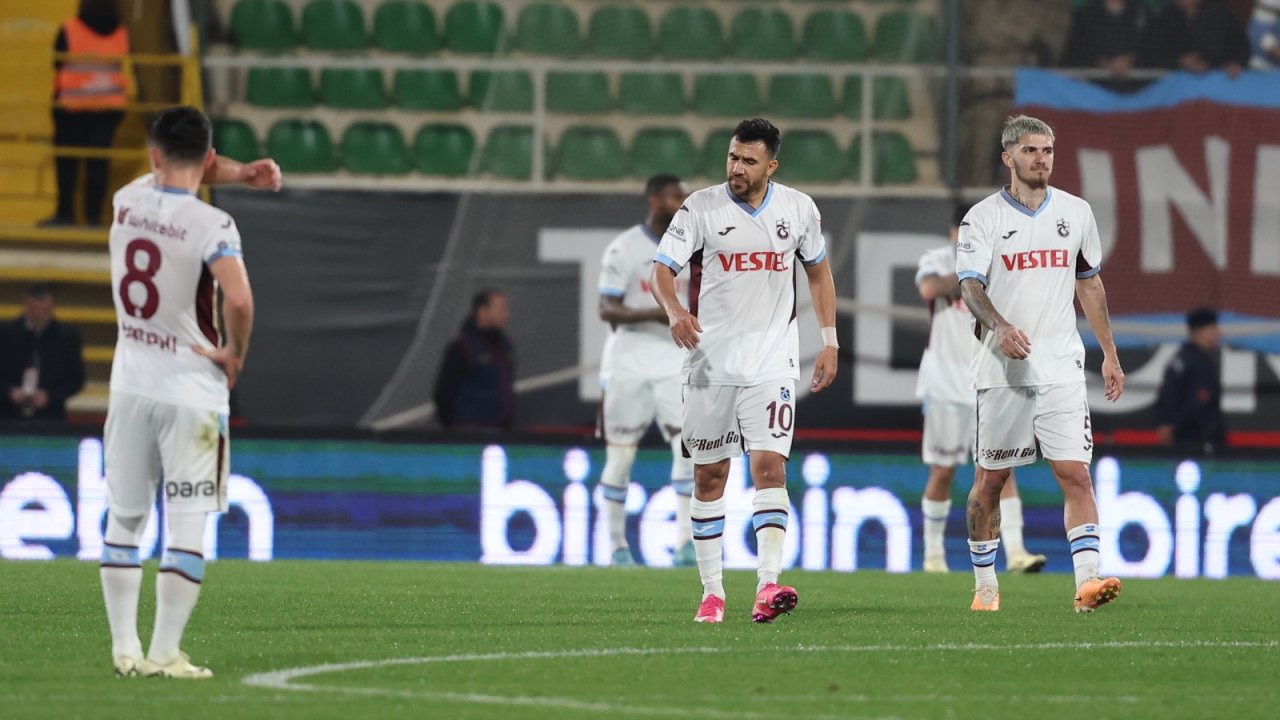 Trabzonspor’un galibiyet serisi sona erdi!