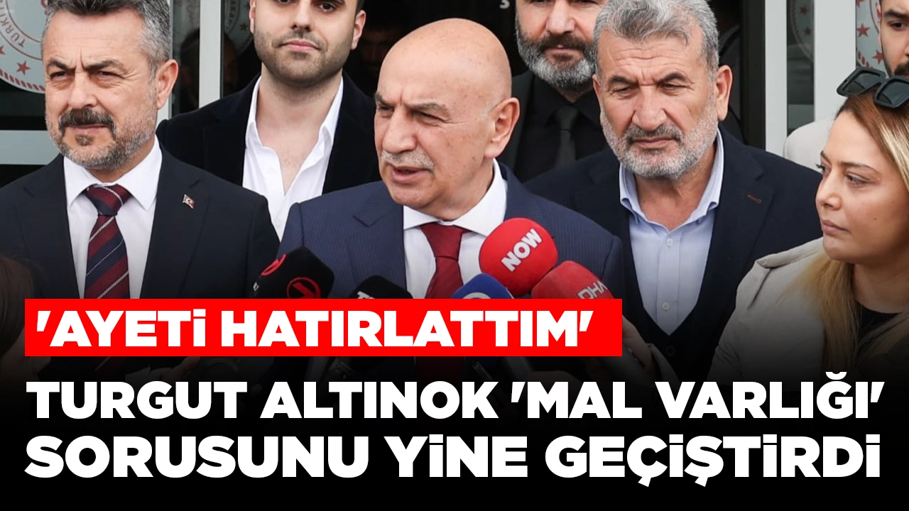 AK Parti adayı Turgut Altınok 'mal varlığı' sorusunu yine geçiştirdi: 'Ayeti hatırlattım'