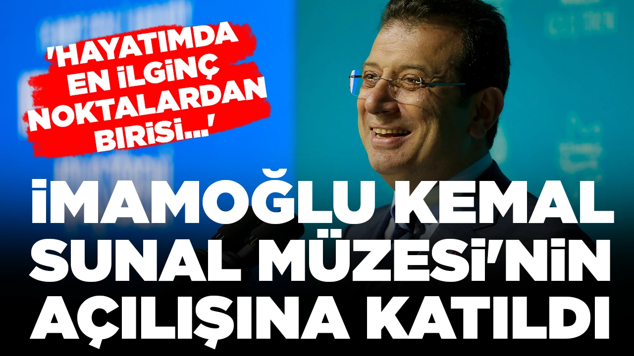 Ekrem İmamoğlu Kemal Sunal Müzesi'nin açılışına katıldı: 'Hayatımda en ilginç noktalardan birisi...'