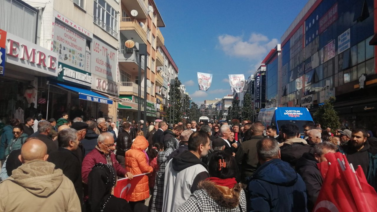 Sarıgazi’de Kılıçdaroğlu’na destek gösterisi