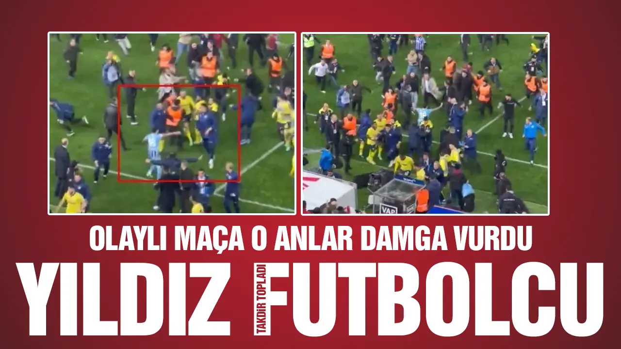 Trabzonspor Fenerbahçe maçındaki olaylara damga vuran anlar...