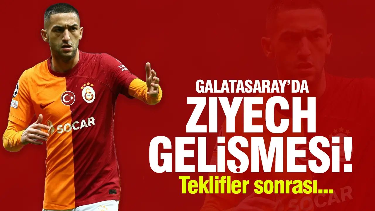 Galatasaray'da Hakim Ziyech gelişmesi! Takımdan ayrılacak mı yoksa kalacak mı?